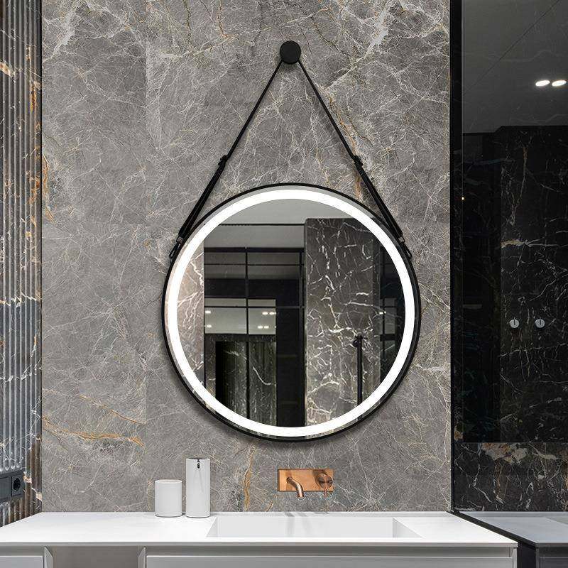 吊镜智能浴室镜子洗手间卫生间厕所镜触摸屏带灯防雾led