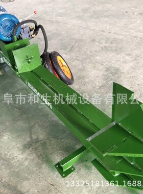 生产液压电动破柴器卧式电动多瓣劈木机380伏液压破木机