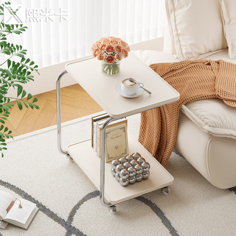 中古可移动边几简约现代小推车茶几客厅沙发置物架带滑轮床头桌子,住宅家具,移动边几/推车,淘宝优惠券,粉丝福利购,淘宝优惠卷