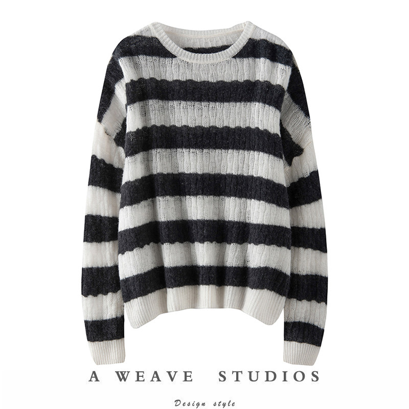 气质!好看没谁了~镂空羊绒衫女圆领纯羊绒宽松针织空调防晒罩衫,女装/女士精品,羊绒衫,淘宝优惠券,粉丝福利购,淘宝优惠卷