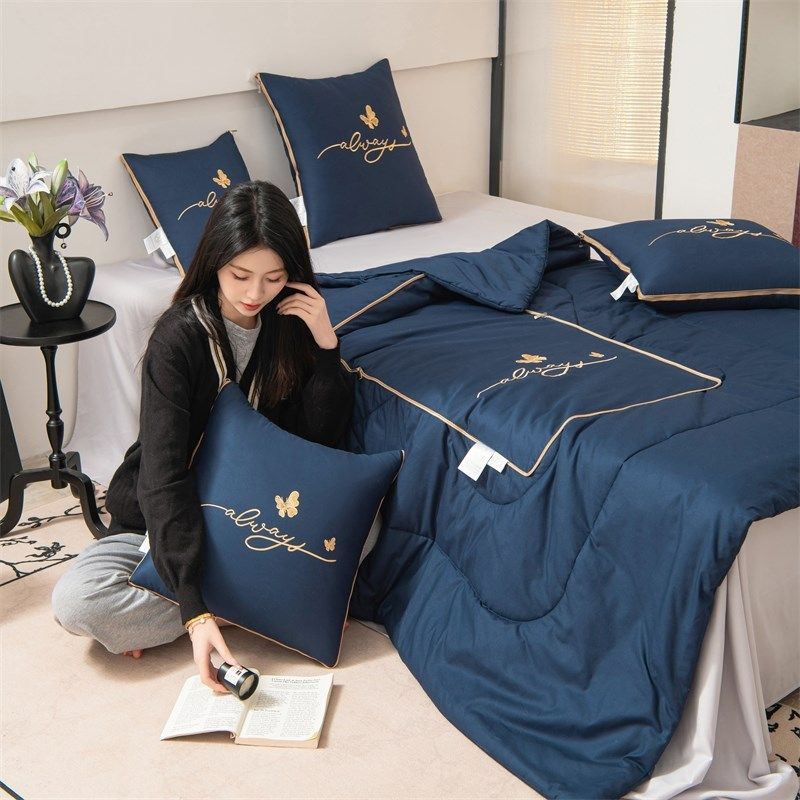 a类全棉抱枕被子两用二合一车用午睡枕头毯子2025新款车载空调被,居家布艺,抱枕被,淘宝优惠券,粉丝福利购,淘宝优惠卷