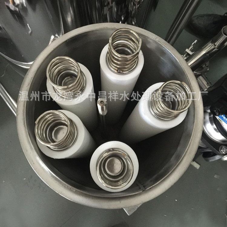 温州源头厂家直供5m3/时5芯20寸PP熔喷滤芯不锈钢加厚保安过滤器