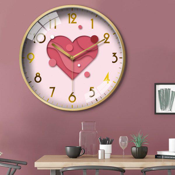 轻奢电波钟表挂钟客厅家用创意挂表学生宿舍北欧卧室静音时钟挂墙