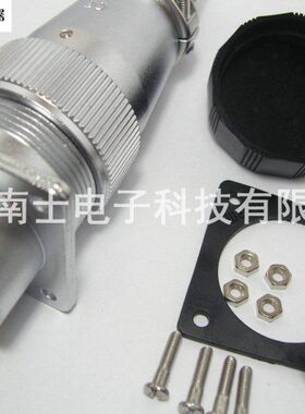 WEIPU 威浦 WS32 8芯 航空插头 法兰插座 开孔32mm WS32K8Z J8TQ