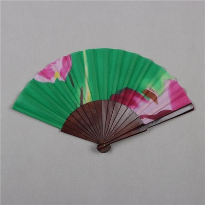 中国风真丝桑蚕丝手工折扇A0416Z 1014