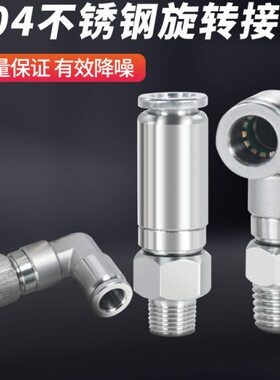 耐高温耐腐蚀304不锈钢气动快速弯通高速旋转接头KSL6 KSH8 10 12