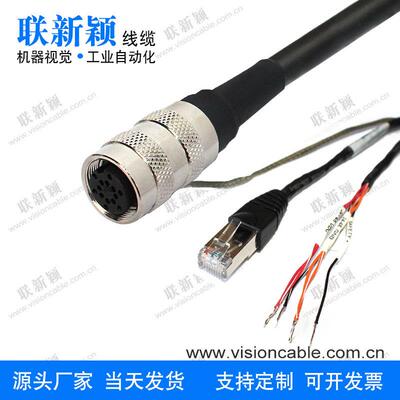 兼容30861乐姆迈LMI Gocator传感器301176网线Power and Ethernet