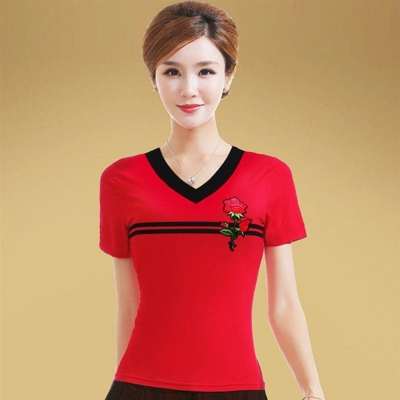 2024夏广场舞服装新款套装短袖上衣妈妈跳舞衣服套裙舞蹈演出服女,童装/婴儿装/亲子装,儿童运动套装,淘宝优惠券,粉丝福利购,淘宝优惠卷