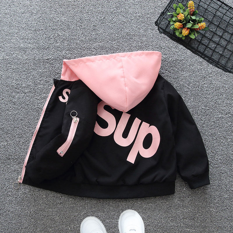 女童外套春秋2022新款洋气连帽女宝宝棒球服上衣秋季儿童时髦夹克,童装/婴儿装/亲子装,普通外套,淘宝优惠券,粉丝福利购,淘宝优惠卷