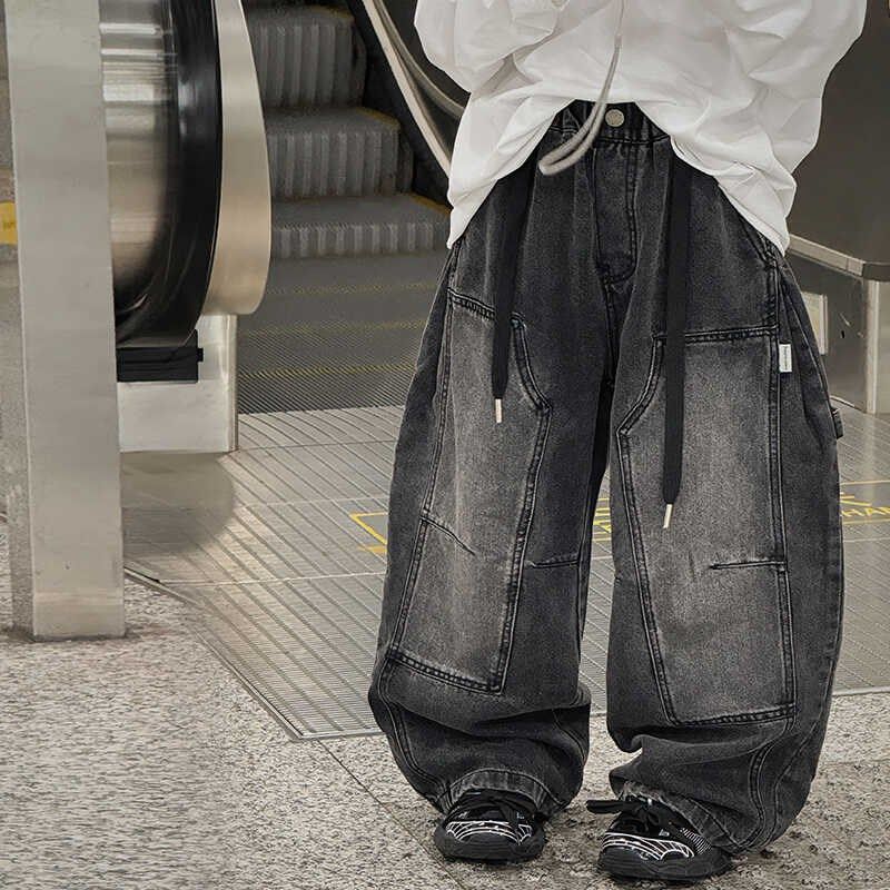 男童春秋装直筒宽松牛仔长裤2024新款儿童男孩夏季帅气裤子韩版潮,童装/婴儿装/亲子装,儿童牛仔裤,淘宝优惠券,粉丝福利购,淘宝优惠卷