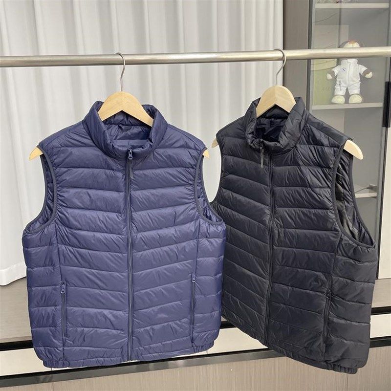 墙裂推荐!篷松轻盈!外贸男装秋冬百搭舒适保暖立领羽绒马甲外套,男装,常规马甲,淘宝优惠券,粉丝福利购,淘宝优惠卷