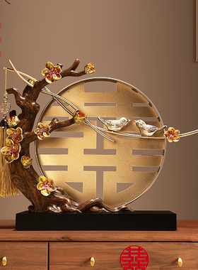 结婚礼物送新人新中式装饰品摆件订新婚礼品送闺蜜新娘高档高级感