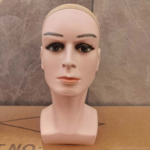 高档抽象艺术男模特头假发帽子人假头模型耳示机VR眼睛展具模型道