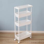 高档夹缝置缝架架收纳架可移动窄物冰箱间隙隙收纳整理厨房浴室多