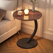 小茶几沙发边几边柜圆桌子简易家用移动床头桌小户型木桌迷你置物