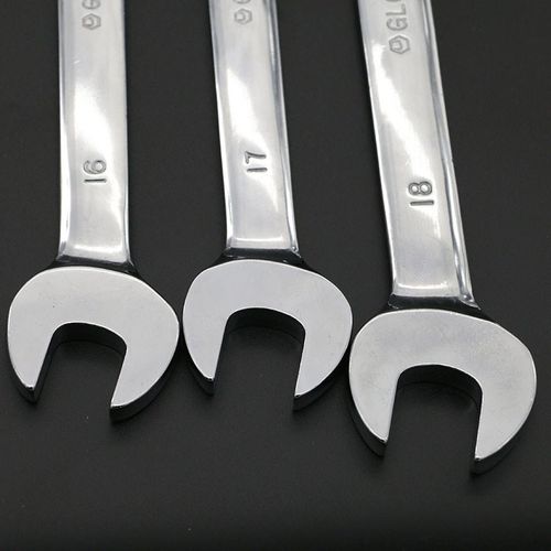 进口快速棘轮扳手 公制开口梅花v棘轮快速两用镜面扳手 5.5MM-29M