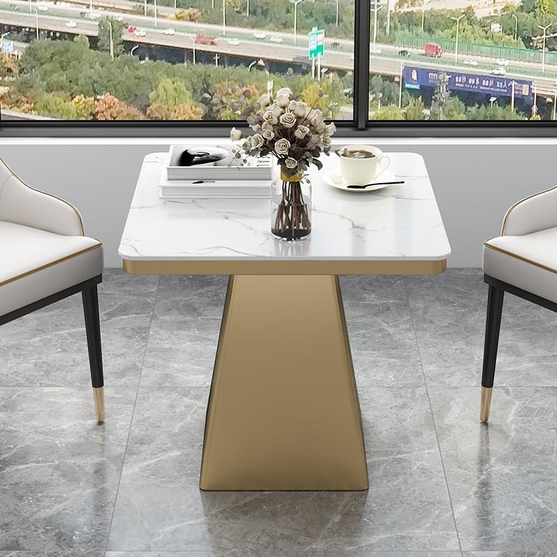 现代简约沙发岩板边几客厅小y茶几酒店民宿美容院咖啡厅轻奢洽谈