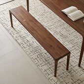 北美黑胡桃木长凳实木长凳子长条凳榫卯家用长凳餐椅创意床尾凳