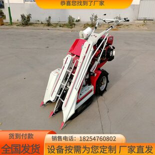 稻谷收割机小型家用 轻便型手扶收割机 小麦燕麦水稻割捆机打捆机