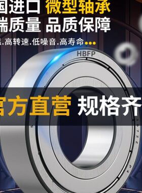 HBFP碳钢6207 6208 6209 6210 金属密封 橡胶密封 ZZ RS 2RS ZZ