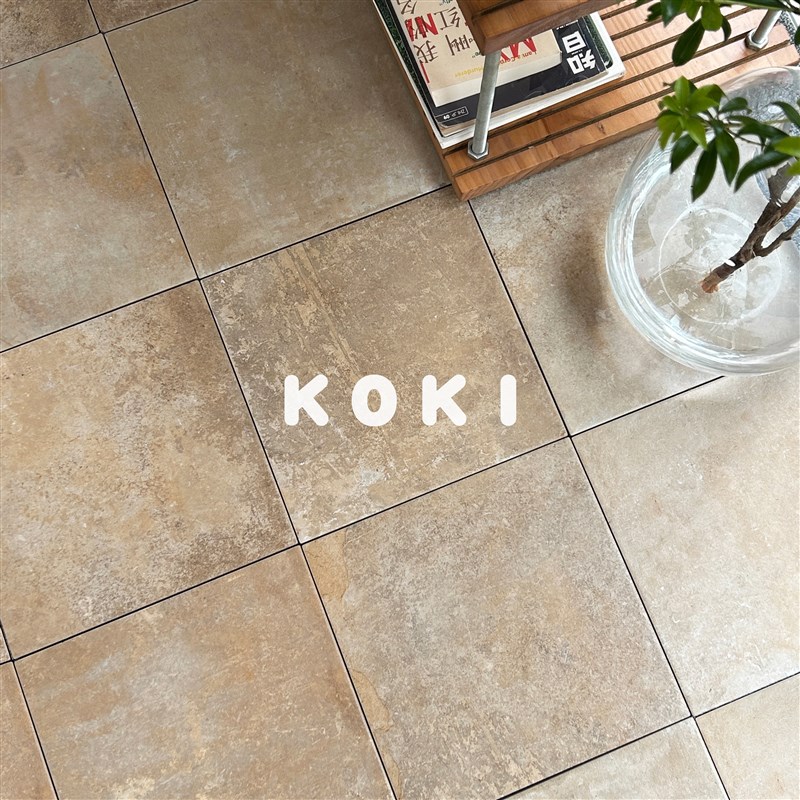 中古侘寂仿石纹斑k驳灰色30花砖厨房阳台瓷砖民宿餐饮庭院防滑地