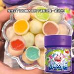 奶糖大冒险猜颜色挑战水果味软夹心糖果课间学生游戏推推罐创意