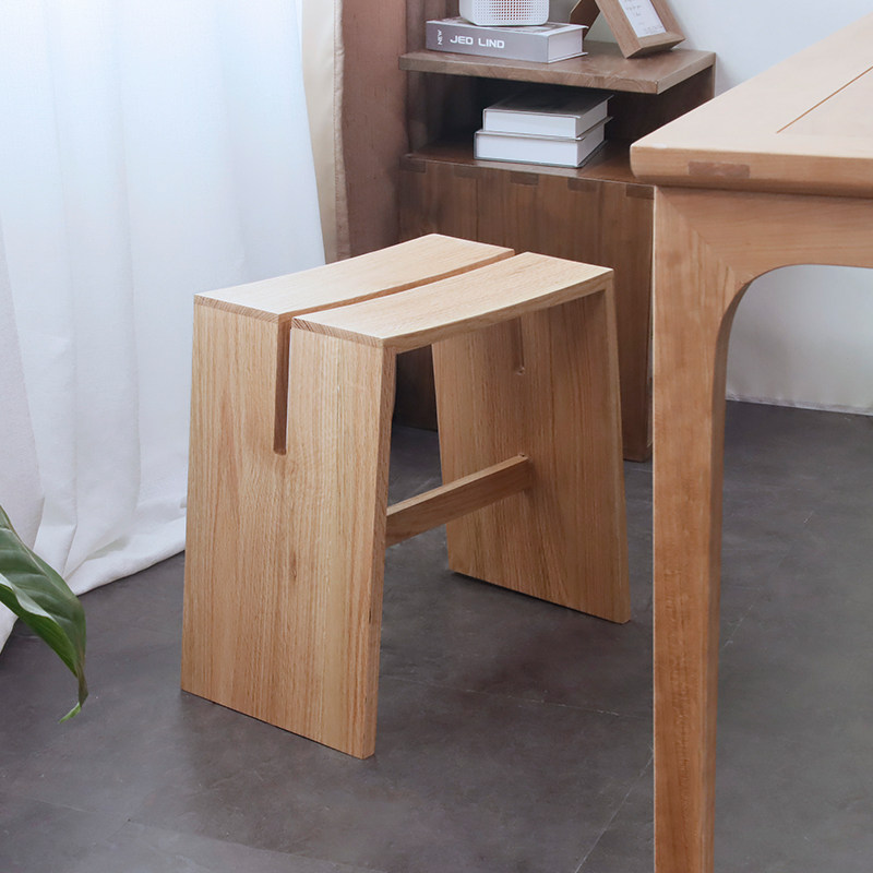 北欧实木凳子家用方凳客厅餐桌小凳子简约矮凳橡木卯榫板凳换鞋凳,住宅家具,矮凳,淘宝优惠券,粉丝福利购,淘宝优惠卷