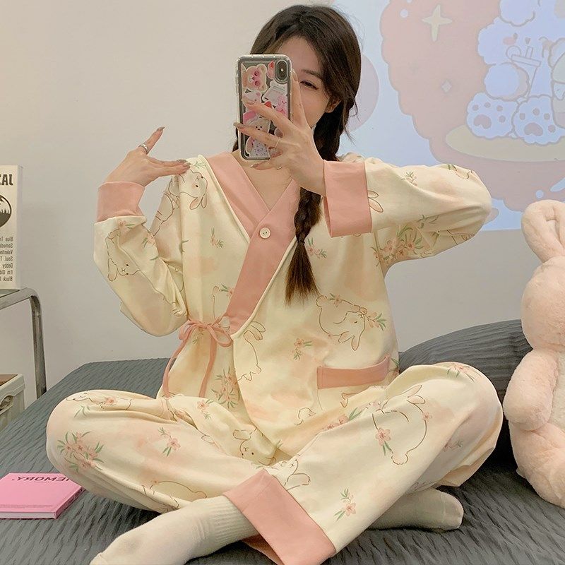 月子服四季款a类纯棉春秋3月份产后4哺乳孕妇睡衣夏季薄款产妇坐,孕妇装/孕产妇用品/营养,家居服套装,淘宝优惠券,粉丝福利购,淘宝优惠卷