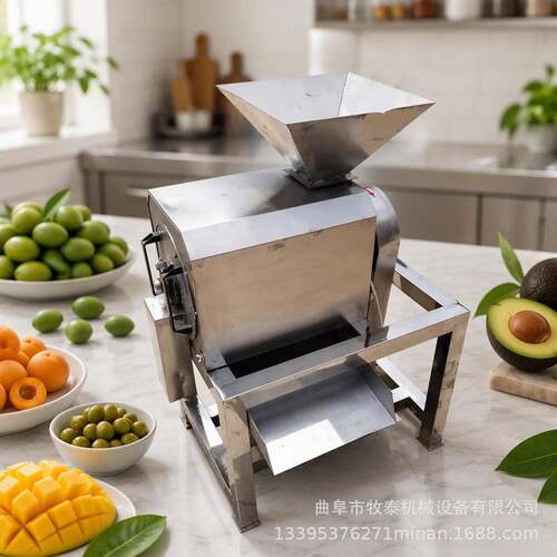 工业打浆机不锈钢红枣山楂去皮打泥机商用红豆沙酱料加工打泥机