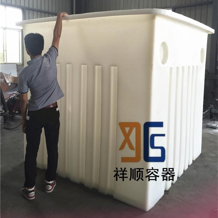 K-8000L敞口方形桶8吨塑料方桶8000升化工塑料桶废液囤积pe箱