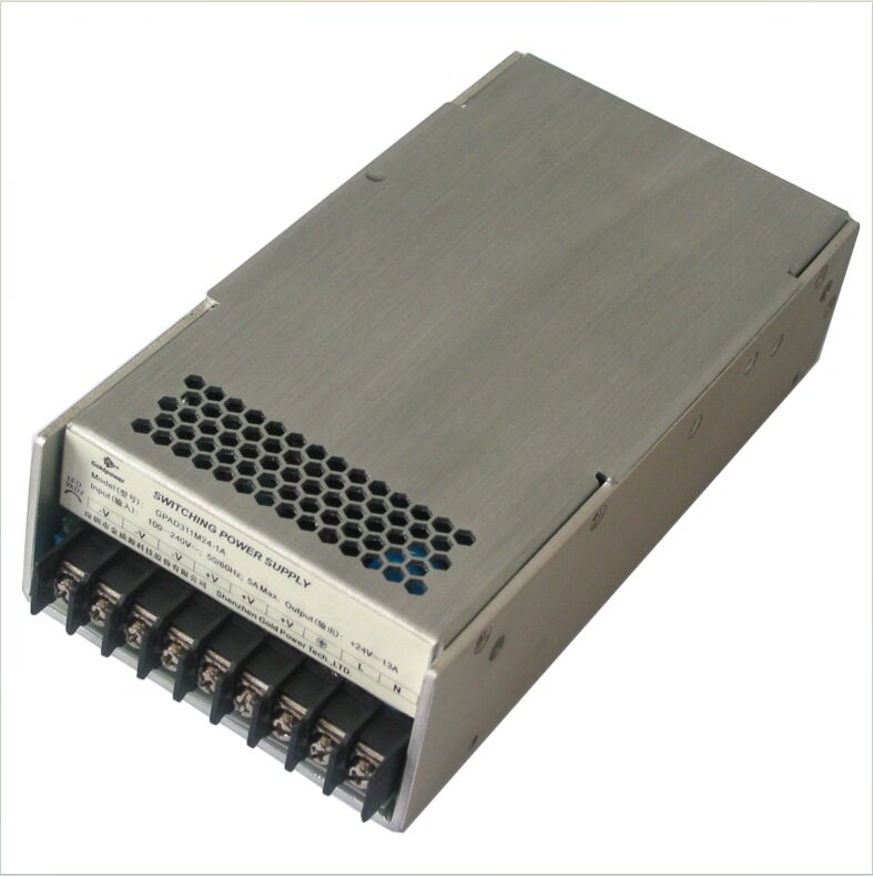 312W定*制电源GPAD311M24-1A输入:100-240VAC;输出电压24V