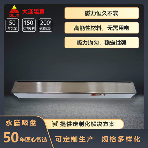 磨床细目永磁吸盘 火花机磁吸盘XM91-100*1000 强力密极永磁吸盘