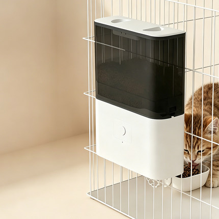 猫咪狗狗挂笼智能喂食器WIFI远程定时定量不卡粮壁挂兔子投食器