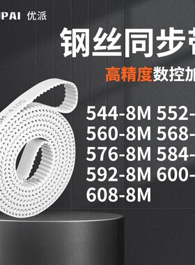 同步皮带8M5608M5688M5768M5848M5928M6008M608-8M机械PU型同步带