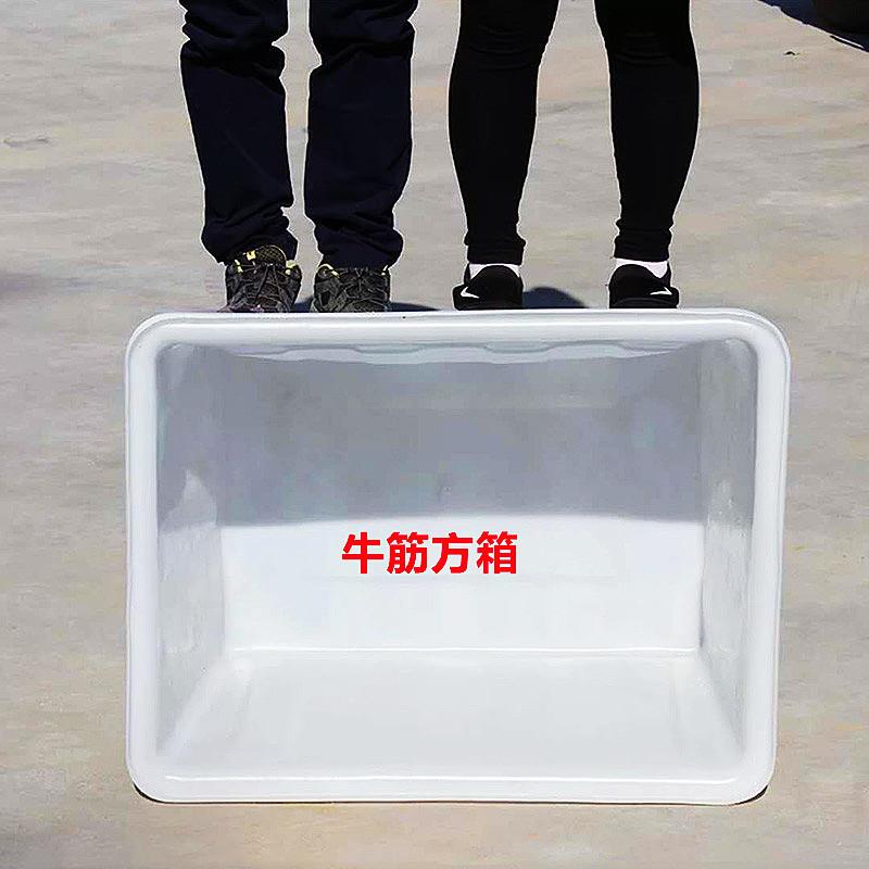 500升养鱼养龟塑料方桶300升1吨多规格敞口一体成形户外牛筋方箱
