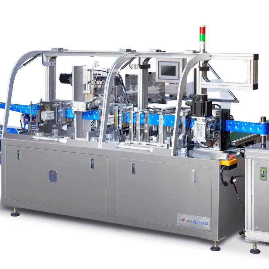 全自动高速圆角四边封湿巾包装机卸妆湿巾酒精棉片包装机