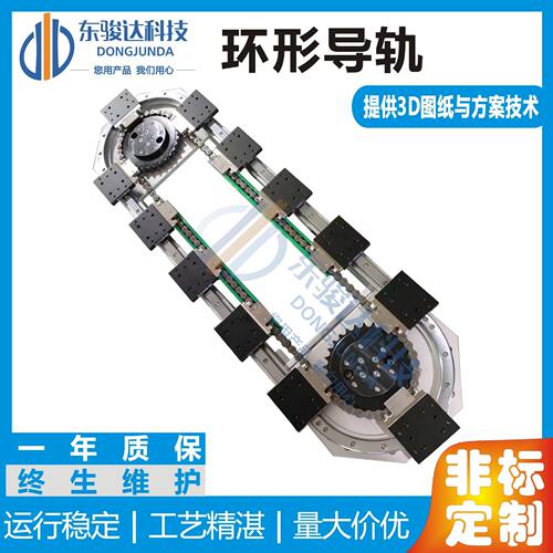 环形链条流水线 圆滑轨导轨输套送线 夹具弧输送MAGA-102机 弧形