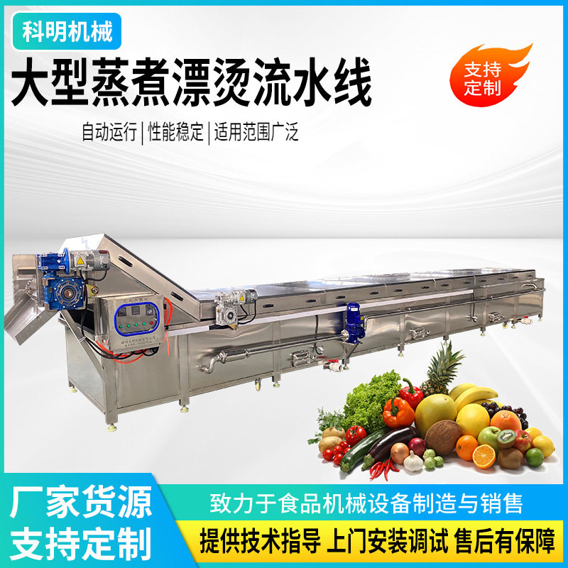 大型山野菜清洗漂烫机 豆角漂烫冷却流水线西兰花清洗漂烫杀青机,清洗/食品/商业设备,炸炉/油炸机,淘宝优惠券,粉丝福利购,淘宝优惠卷