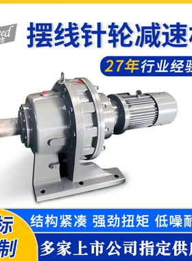 B系列摆线针轮减速机BLD10立式摆线变速机螺旋锥齿轮减速机