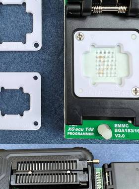 V2.0XGecuT48EMMCBGA153/BGA169高速编程适配器烧录座