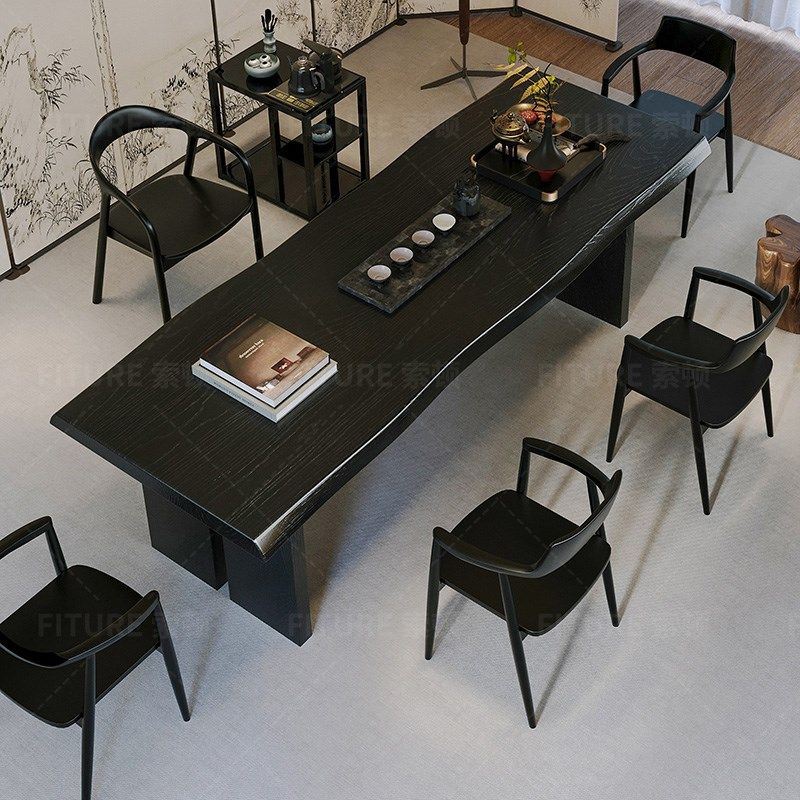 阳台实木茶桌茶几客厅家用办公桌茶桌一体现代简约茶台茶桌椅组合,住宅家具,家用茶台/茶桌,淘宝优惠券,粉丝福利购,淘宝优惠卷