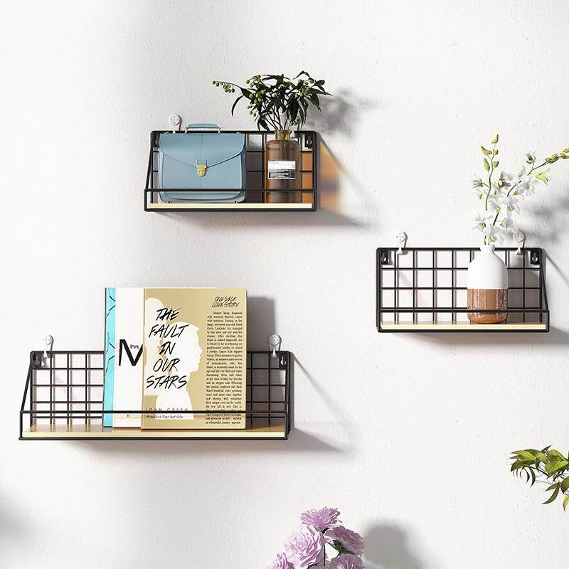 宿舍神器墙上置物架卧室墙壁铁艺壁挂篮收纳架收纳篮免打孔挂架,家装主材,暗装淋浴花洒,淘宝优惠券,粉丝福利购,淘宝优惠卷