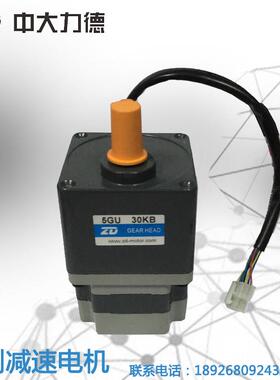 ZD中大24V200W直流无刷电机Z5BLD200-24GU-5GU 30KB搬运AGV小车用