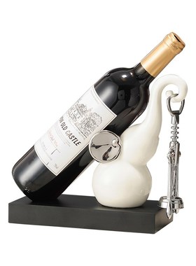 动物红酒架摆件客厅酒柜餐桌现代简约轻奢装饰品酒托乔迁新居礼品