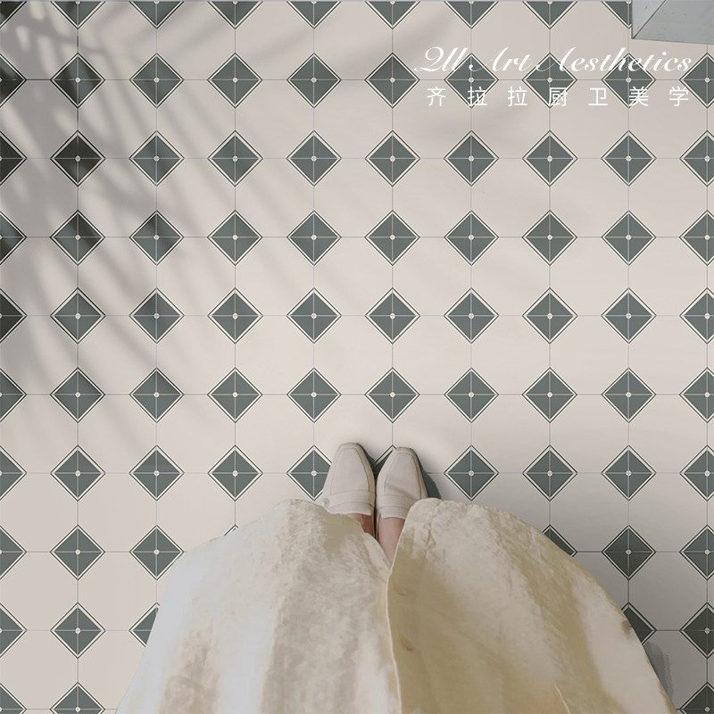 防滑地板贴纸绿色清新卫生间瓷砖贴防水自粘墙贴pvc装饰厨房改造,家装主材,PVC地板,淘宝优惠券,粉丝福利购,淘宝优惠卷