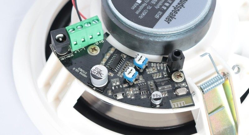 有源同轴真分频吸顶喇叭 有源20w 40w室外音柱壁挂音箱无需功放