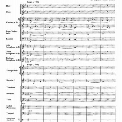 管乐总谱《新世界交响曲》2.0交响管乐团合奏总谱+音频