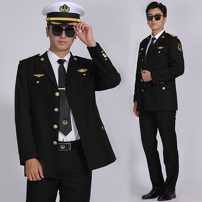 海员船员服装船长轮机长套装航海邮轮游艇西装工作服个性保安外套