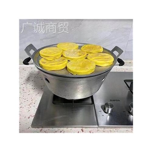 做烧饼炉火烧炉锅圈燃气锅魁炉老式纯铝锅圈烤炉烧烤饼锅盔烤炉厂