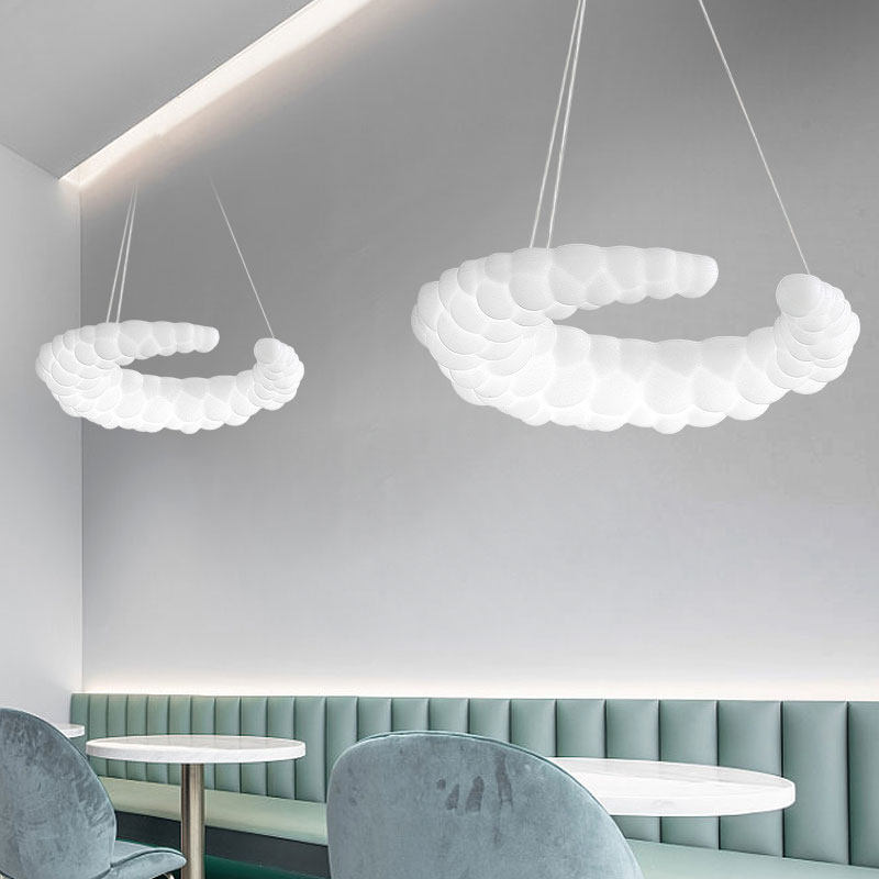 简约现代led单头吊灯滚塑PE办公室工作室餐厅卡座展厅前台服装店,家装灯饰光源,酒店/宴会厅/餐饮吊灯,淘宝优惠券,粉丝福利购,淘宝优惠卷